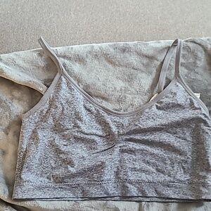 1XL Sports bra, concrete grey